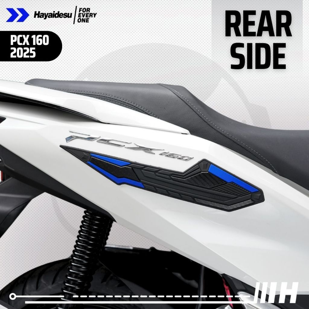 Hayaidesu Honda PCX 160 2025 (CBS/ABS/RoadSync) Body Protector Rear Side Cover