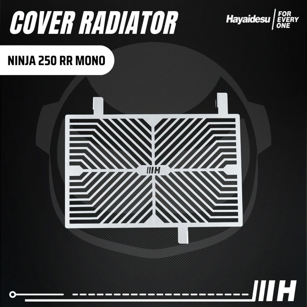HAYAIDESU RADIATOR COVER NINJA 250 RR MONO