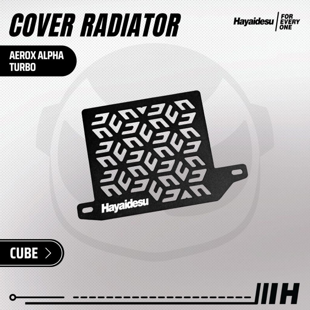 Hayaidesu Cover Radiator Motor Yamaha Aerox Alpha Turbo