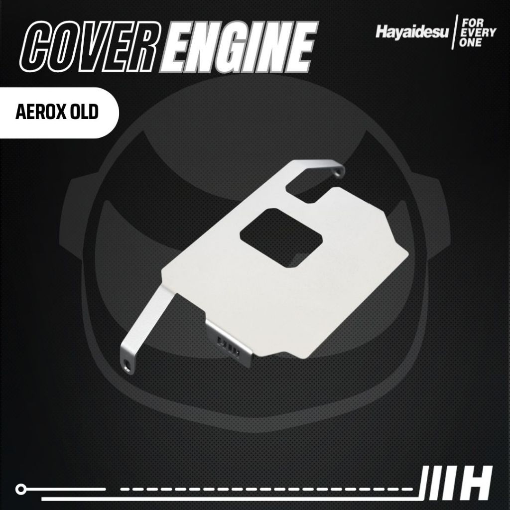 Hayaidesu ENGINE COVER Pelindung Bawah Mesin Motor Yamaha AEROX Old