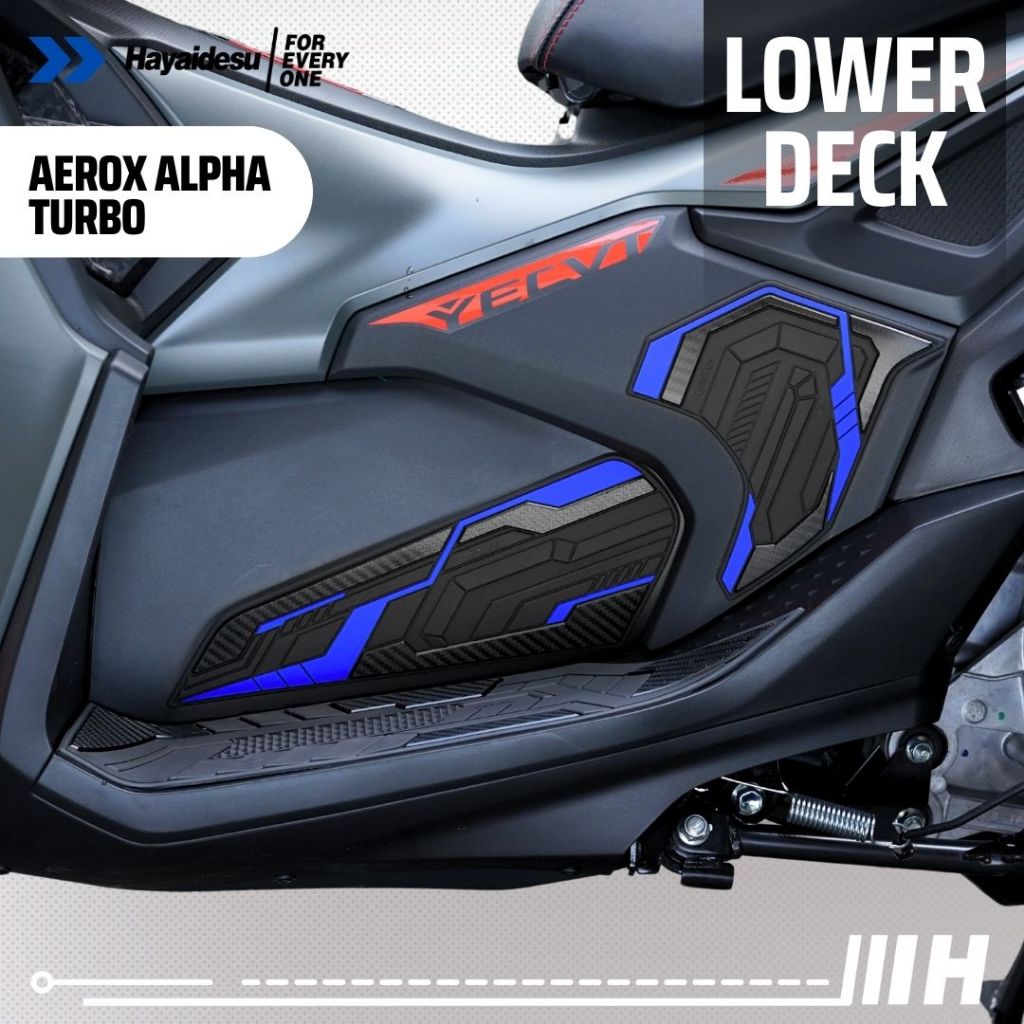 Hayaidesu Yamaha AEROX ALPHA (Standard/Cyber City/Turbo) Body Protector LOWER DECK Cover