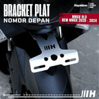 Hayaidesu Bracket Plate Number Depan Yamaha NMAX OLD & New NMAX - Dudukan Plat Nomor Depan