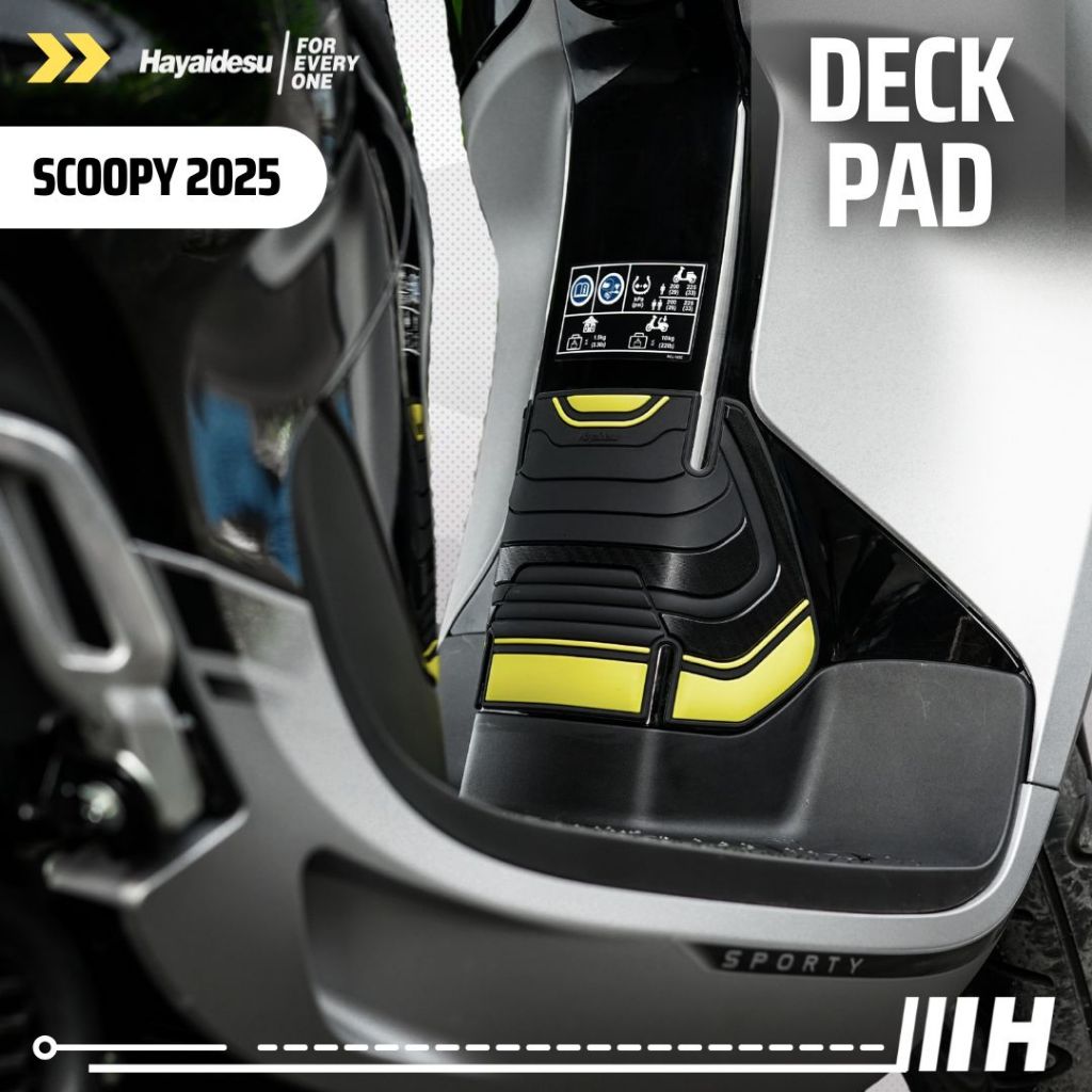 Hayaidesu Scoopy 2025 Body Protector Deck Pad Cover