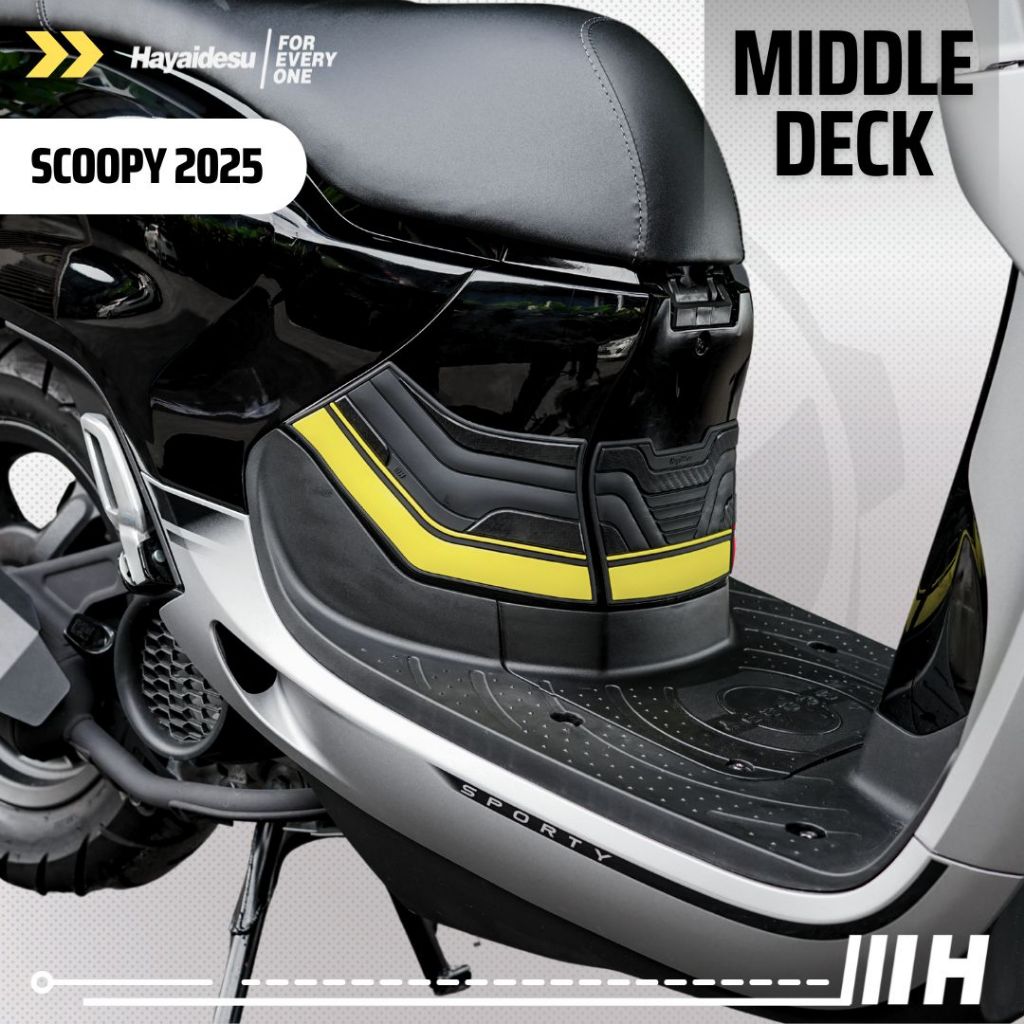 Hayaidesu Scoopy 2025 Body protector MIDDLE DECK Cover