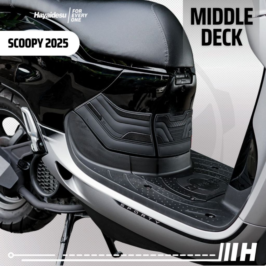 Hayaidesu Scoopy 2025 Body protector MIDDLE DECK Cover