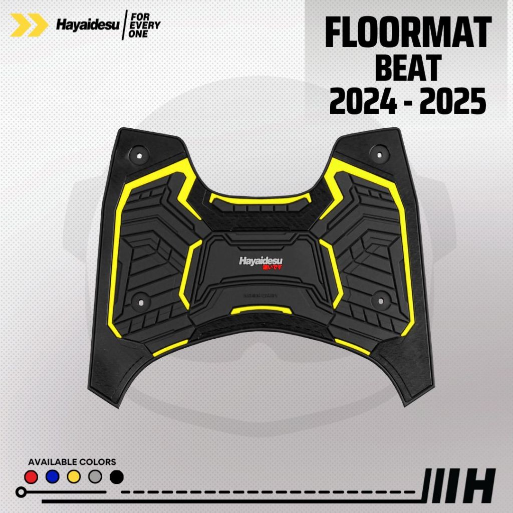 Hayaidesu Honda Beat (2024 - 2025) Street/Deluxe/CBS Karpet Motor Floor Mat - Premium Quality