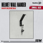 Hayaidesu Helmet Wall Hanger Plat Gantungan Helm Dinding