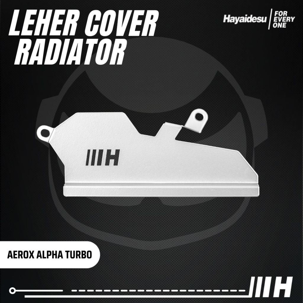 Hayaidesu Yamaha AEROX ALPHA TURBO Cover Leher Radiator