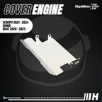 Hayaidesu ENGINE COVER Pelindung Bawah Mesin Motor Honda GENIO, BEAT (2020-2023) & SCOOPY (2021-2024)