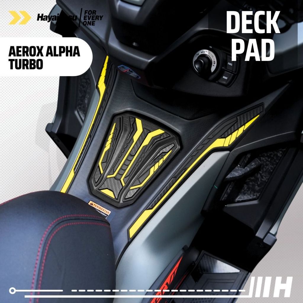 Hayaidesu Yamaha AEROX ALPHA (Standard/Cyber City/Turbo) Body Protector DECK PAD Cover