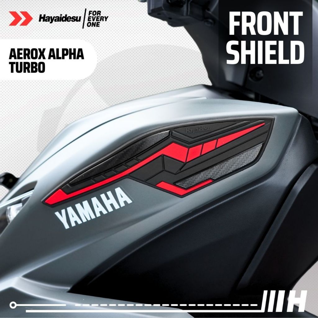 Hayaidesu Yamaha AEROX ALPHA (Standard/Cyber City/Turbo) Body Protector UPPER FRONT Cover
