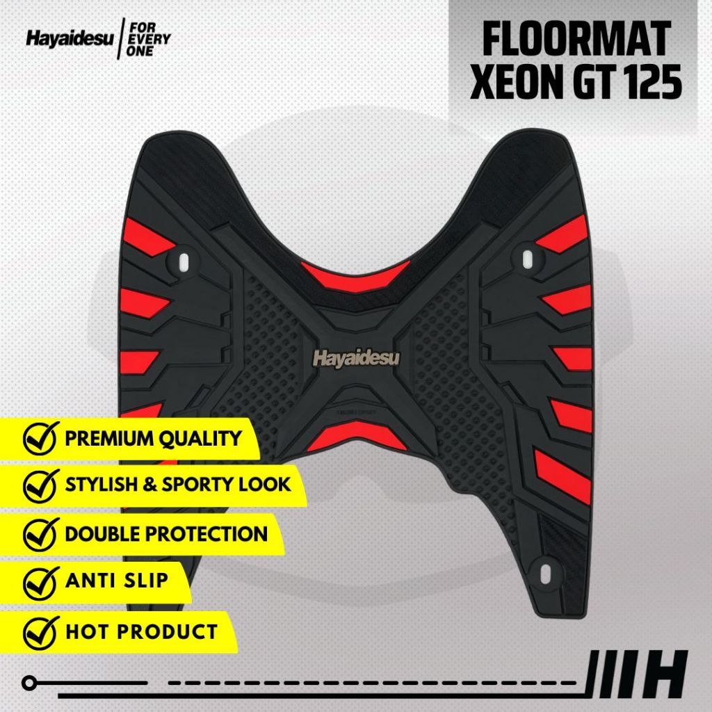 Hayaidesu Karpet Motor Floor Mat Yamaha XEON GT 125 - Premium Quality