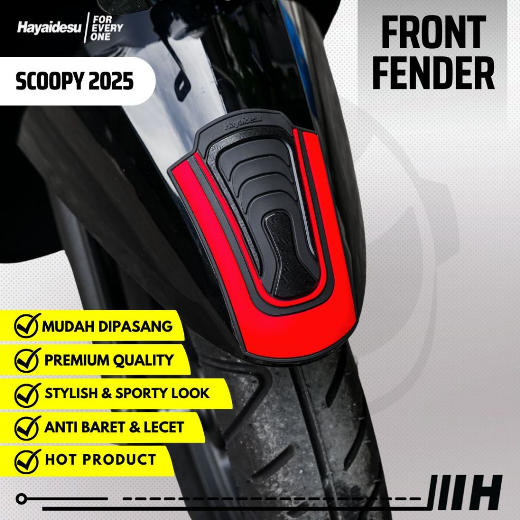 Hayaidesu Scoopy 2025 Body Protector FRONT FENDER Cover
