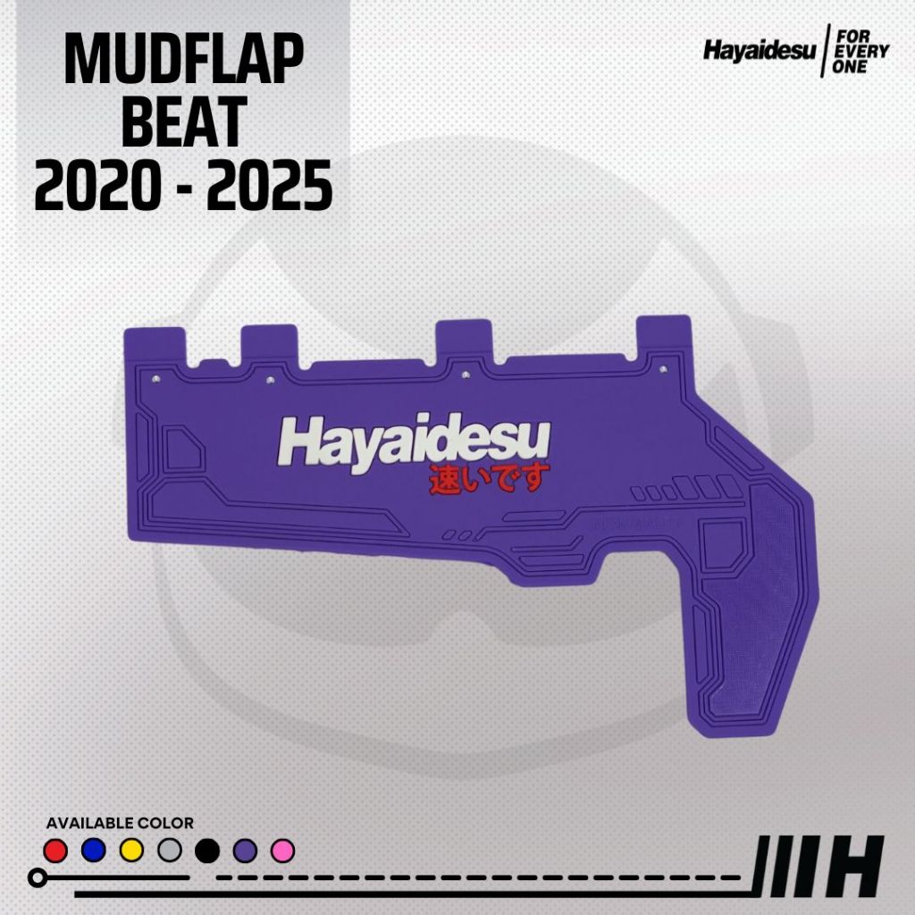 Hayaidesu Honda New BEAT (2020-2025) Mud Flap Penahan Lumpur - Premium