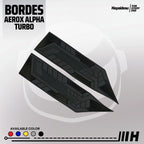 Hayaidesu Floor Step Boardrest Karpet Motor Yamaha AEROX ALPHA TURBO Bordes - Premium