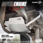 Hayaidesu ENGINE COVER Pelindung Bawah Mesin Motor Yamaha NMAX TURBO & AEROX ALPHA TURBO