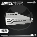 Hayaidesu Exhaust Cover ADV 150 & ADV 160 Tameng Pelindung Knalpot Motor Honda ADV