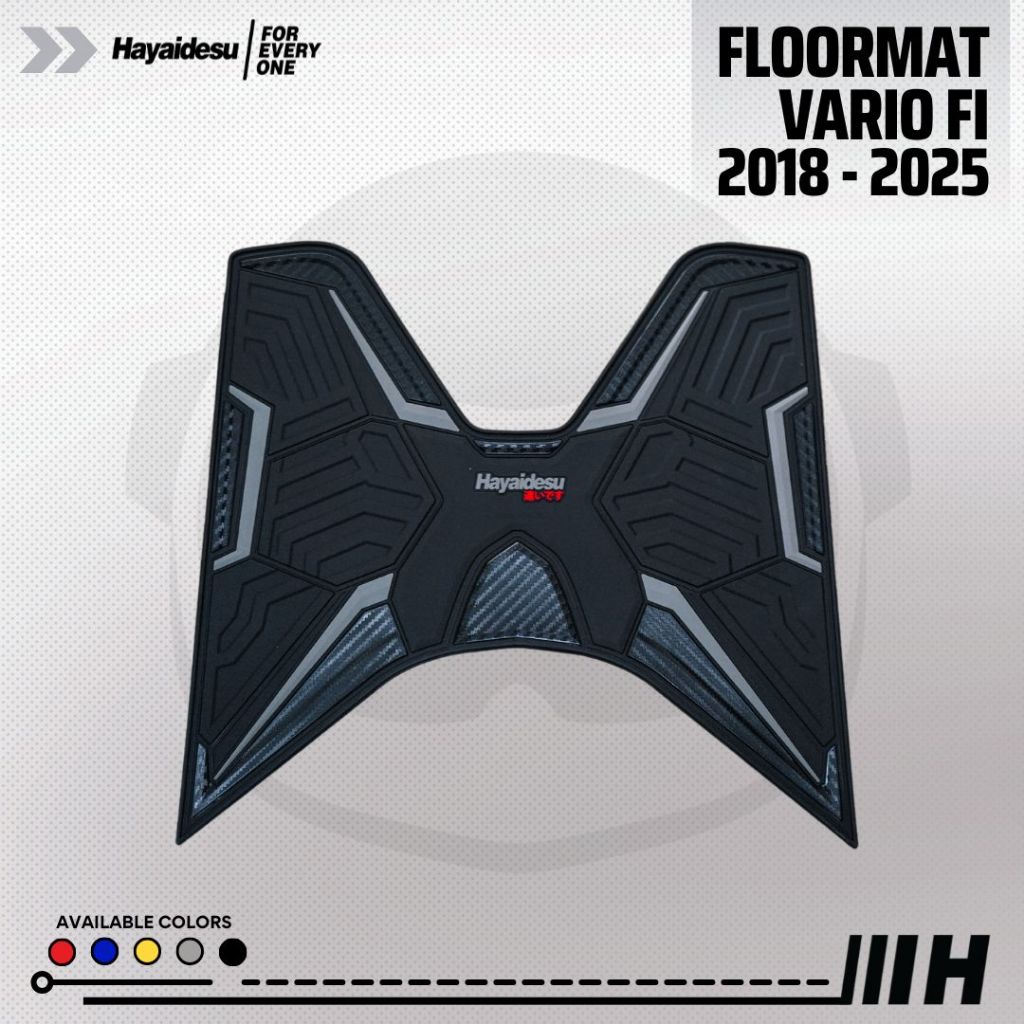 Hayaidesu Floor Mat New Vario 125/150 FI (2018-2025) Led New Karpet Motor - Premium Quality