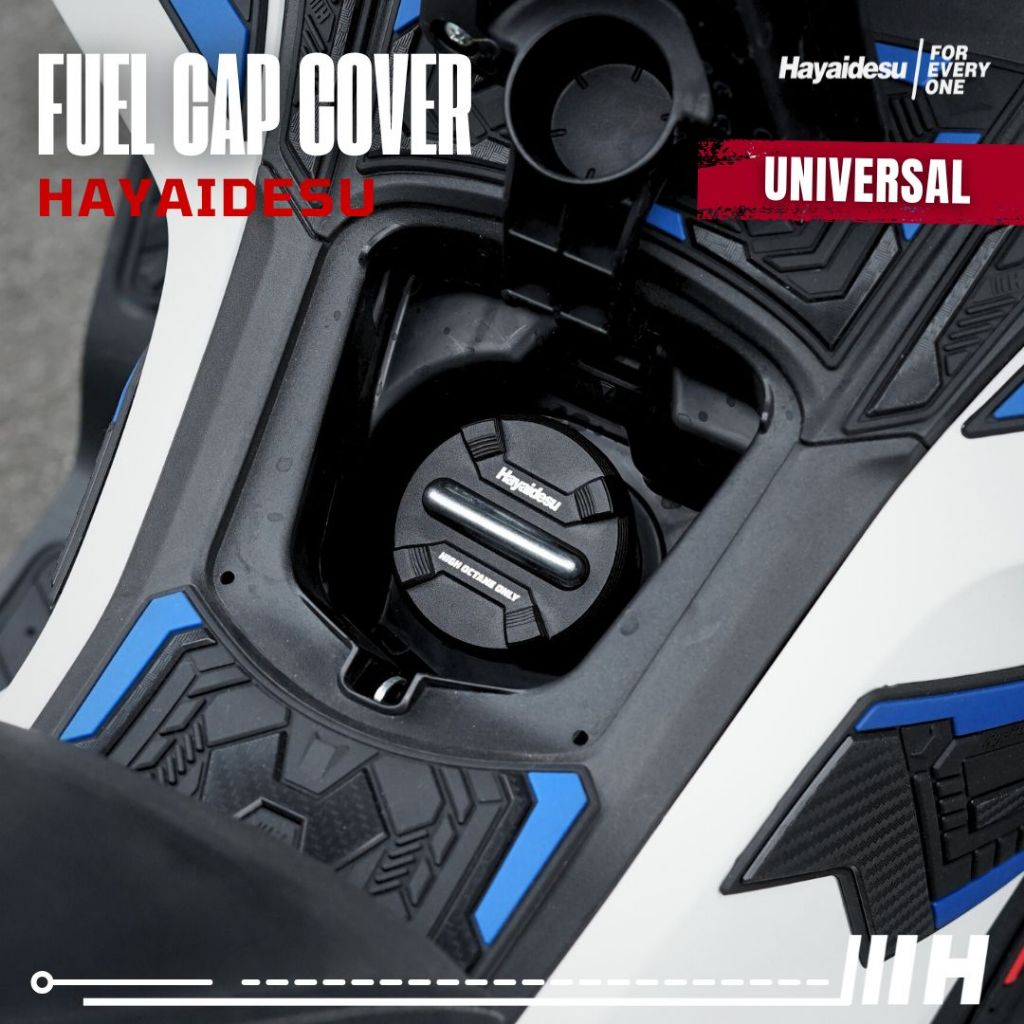 Hayaidesu Fuel Cap Cover Tutup Tanki Universal CNC