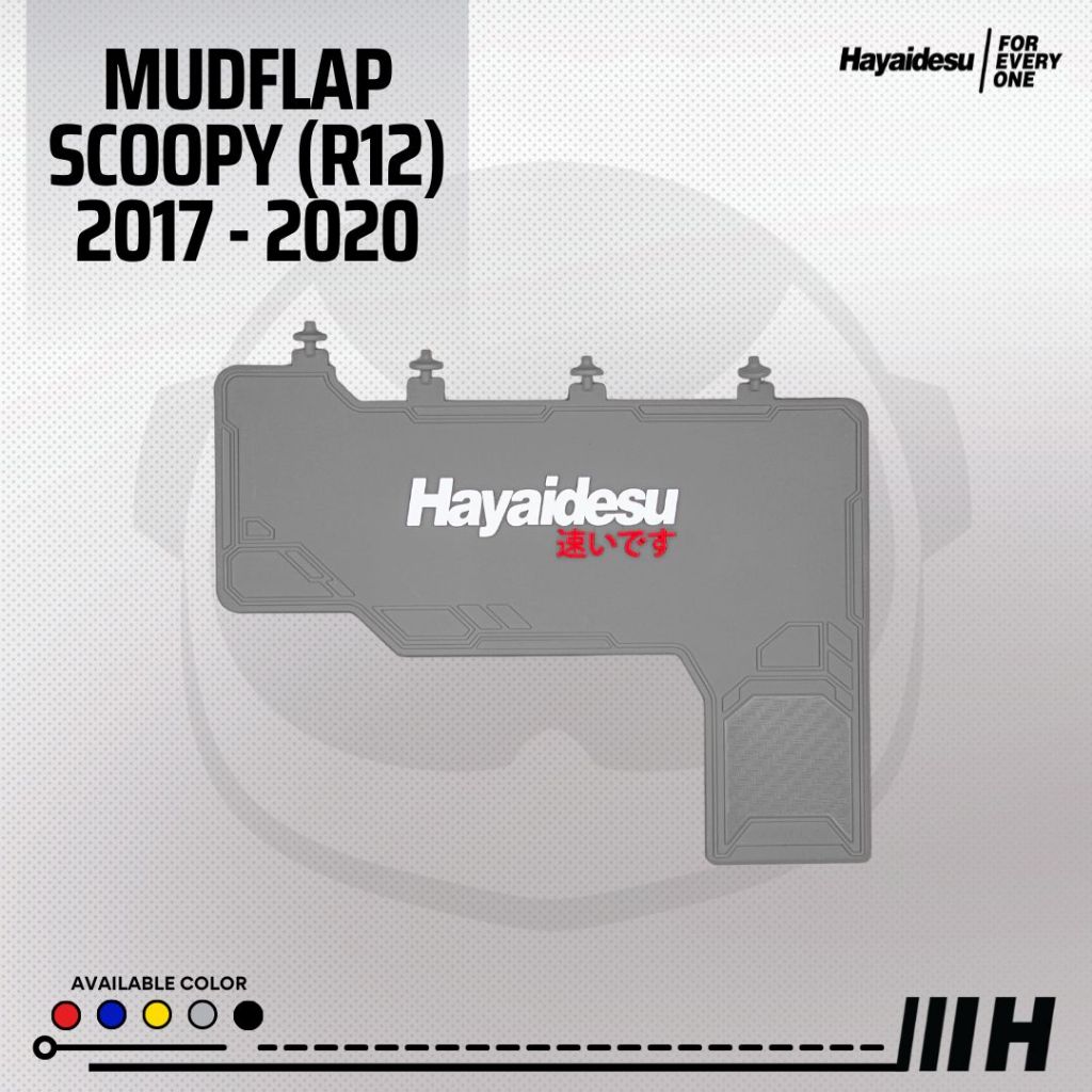 Hayaidesu MudFlap Scoopy Ring 12 (2017-2020)  Penahan Lumpur