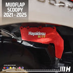 Hayaidesu Mud Flap New SCOOPY (2021-2025) Penahan Lumpur - Premium