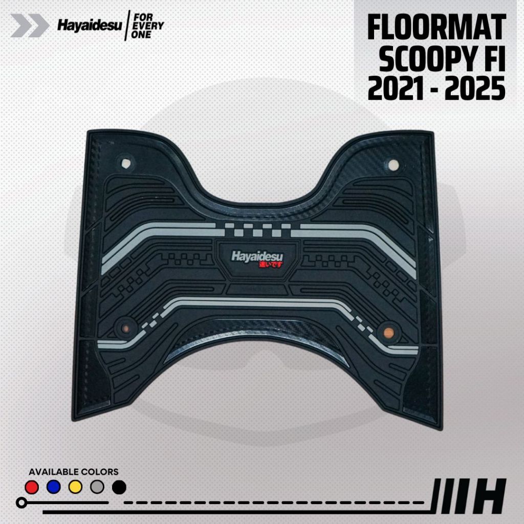 Hayaidesu Floor Mat New Honda Scoopy  2021-2024 Karpet Motor - Premium Quality