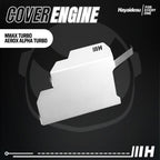 Hayaidesu ENGINE COVER Pelindung Bawah Mesin Motor Yamaha NMAX TURBO & AEROX ALPHA TURBO