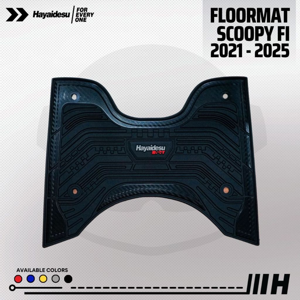 Hayaidesu Floor Mat New Honda Scoopy  2021-2024 Karpet Motor - Premium Quality