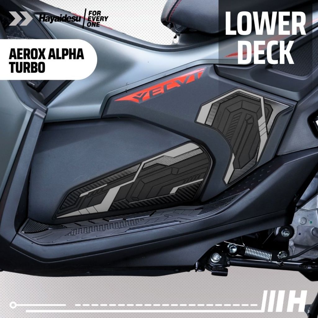 Hayaidesu Yamaha AEROX ALPHA (Standard/Cyber City/Turbo) Body Protector LOWER DECK Cover
