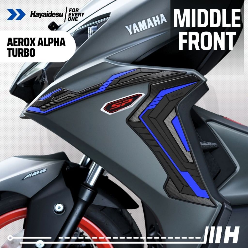 Hayaidesu Yamaha AEROX ALPHA (Standard/Cyber City/Turbo) Body Protector MIDDLE FRONT Cover