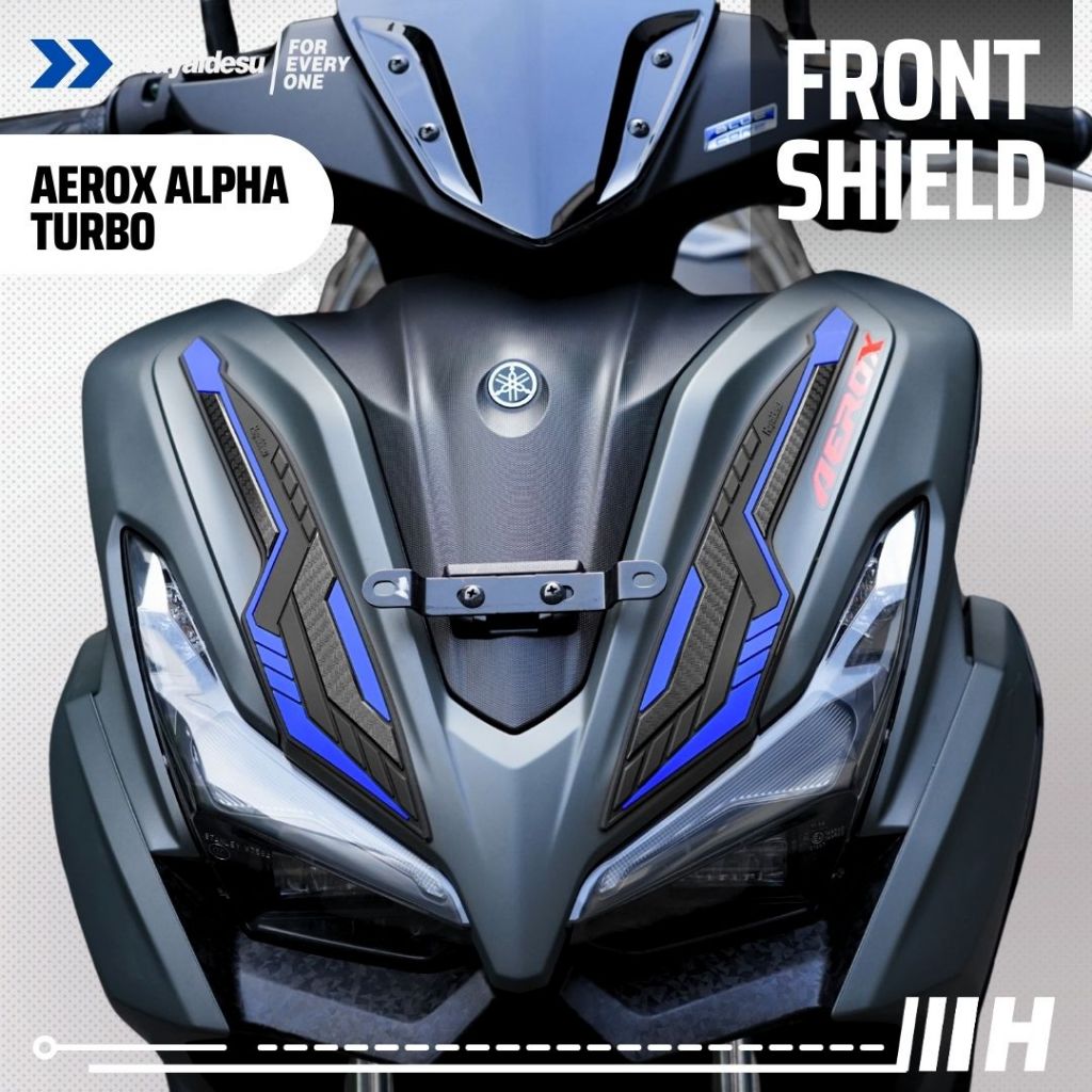 Hayaidesu Yamaha AEROX ALPHA (Standard/Cyber City/Turbo) Body Protector FRONT SHIELD Cover