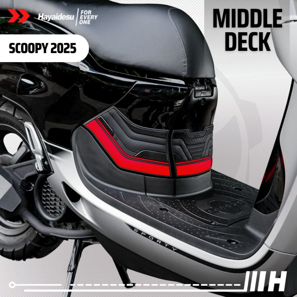 Hayaidesu Scoopy 2025 Body protector MIDDLE DECK Cover