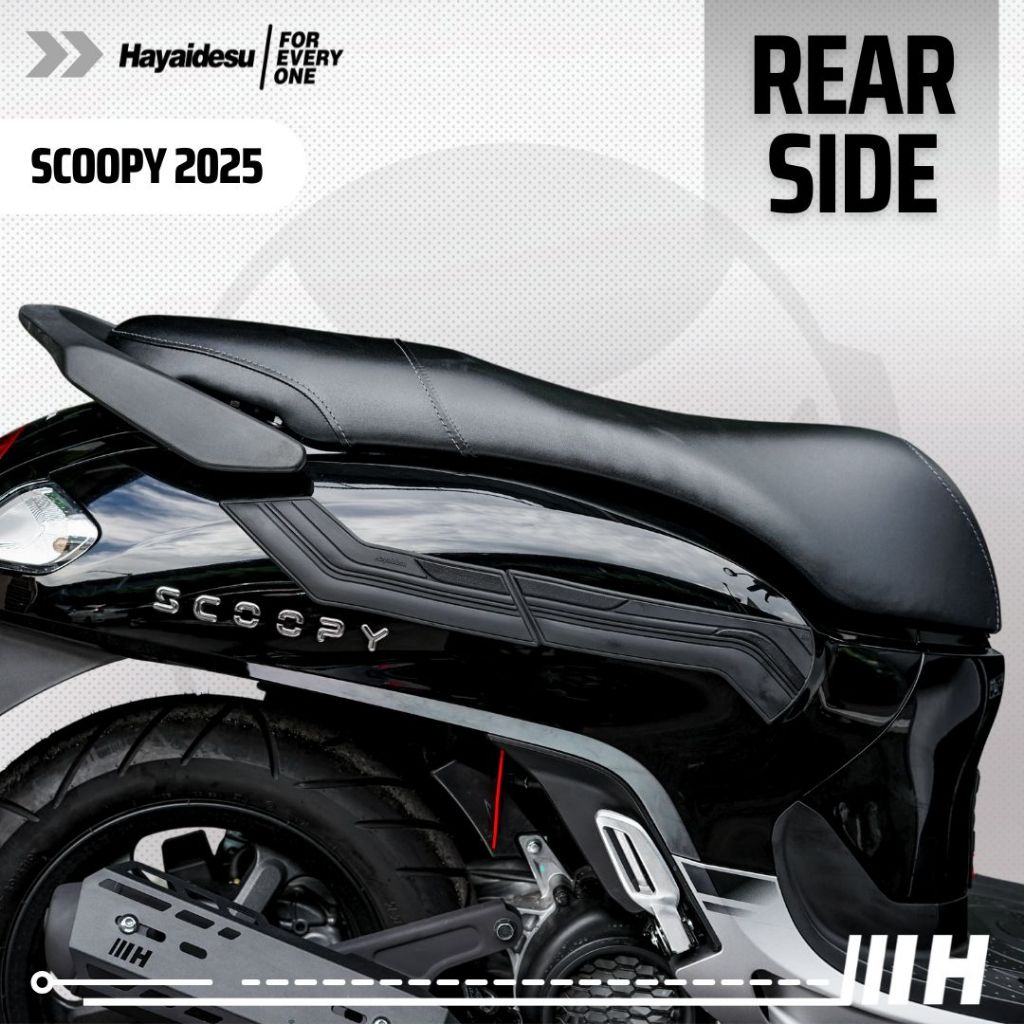 Hayaidesu Scoopy 2025 Body Protector REAR SIDE Cover