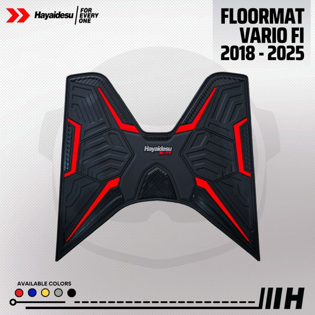 Hayaidesu Floor Mat New Vario 125/150 FI (2018-2025) Led New Karpet Motor - Premium Quality