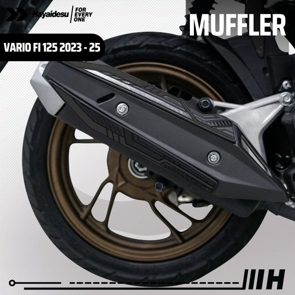 Hayaidesu Vario 125 FI 2023-2025 Body Protector Muffler Cover