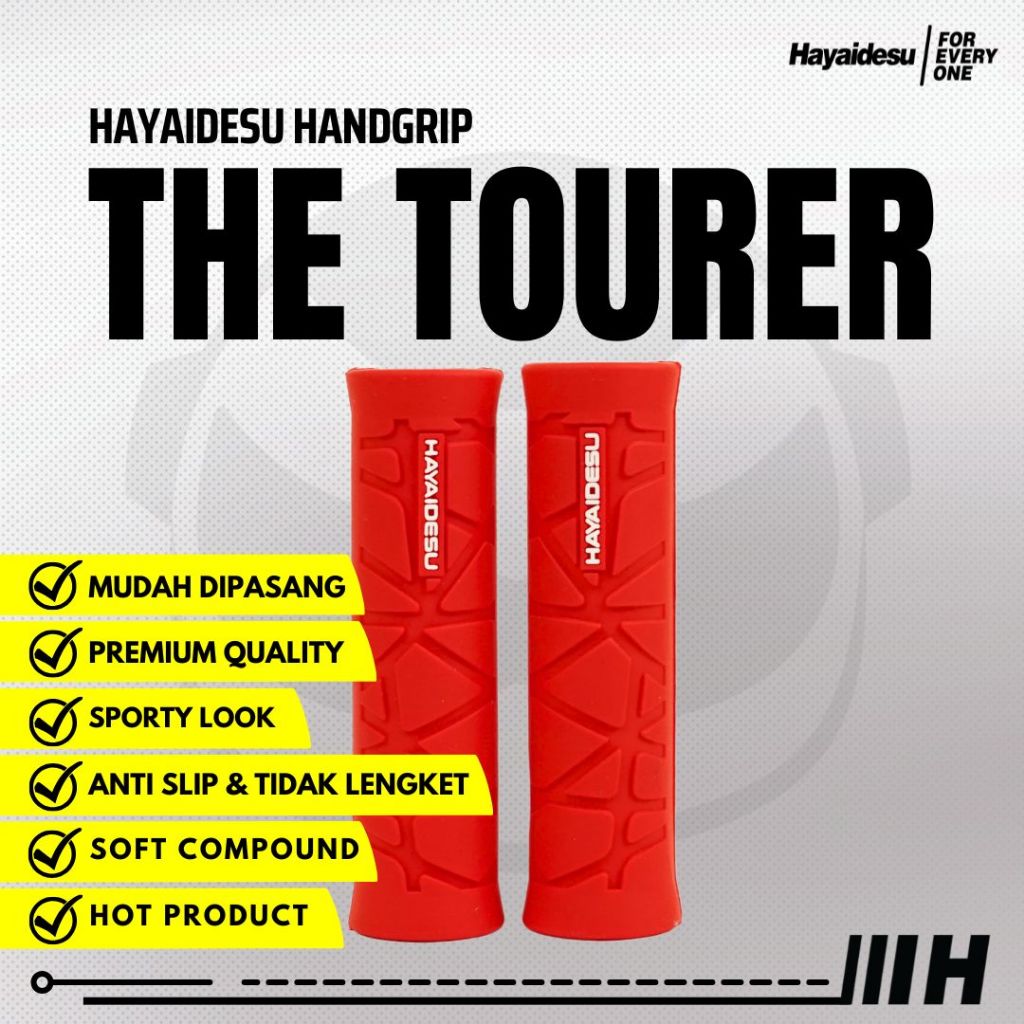 Hayaidesu Handgrip THE TOURER - Hand Grip Motor Matic NMAX ,PCX,ADV,VARIO,AEROX,XMAX,BEAT,SCOOPY,MIO