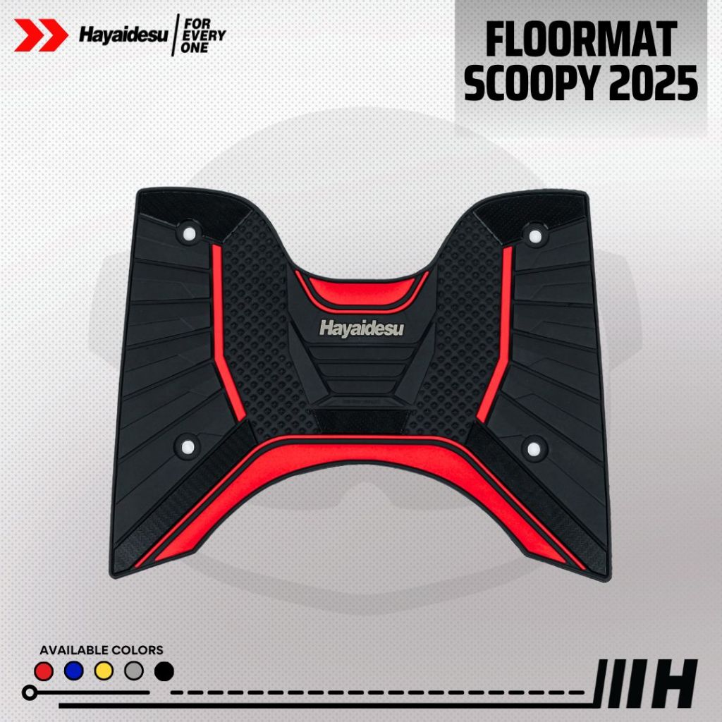 Hayaidesu Floor Mat Honda Scoopy 2025 New Karpet Motor Floormat- Premium Quality