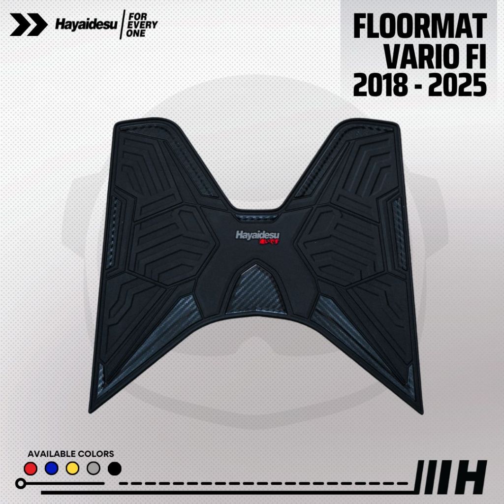 Hayaidesu Floor Mat New Vario 125/150 FI (2018-2025) Led New Karpet Motor - Premium Quality
