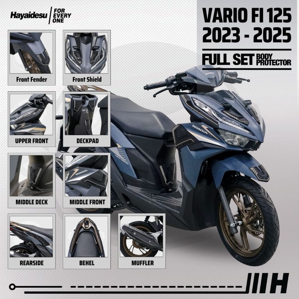 Hayaidesu Vario 125 FI 2023-2025 Body Protector Full Set Cover