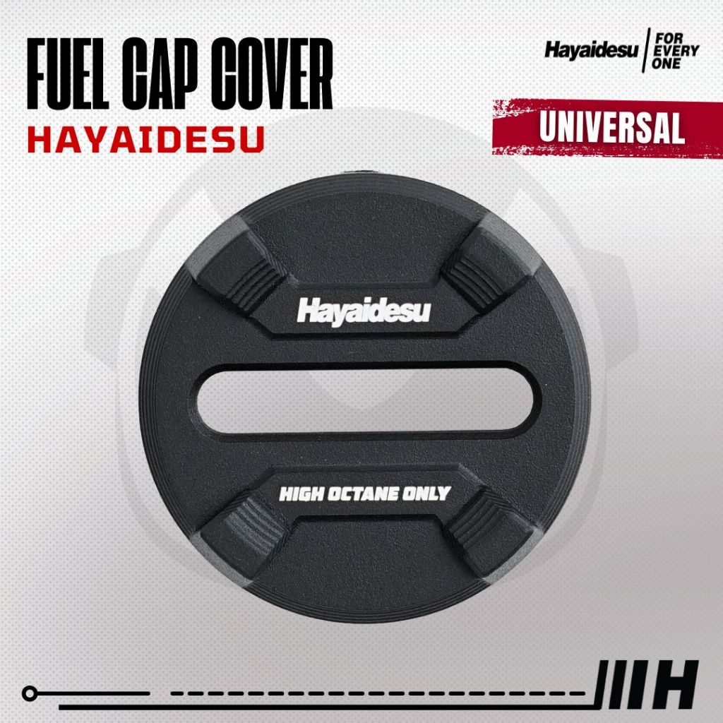 Hayaidesu Fuel Cap Cover Tutup Tanki Universal CNC
