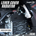 Hayaidesu Yamaha AEROX ALPHA TURBO Cover Leher Radiator