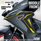 Hayaidesu Yamaha AEROX ALPHA (Standard/Cyber City/Turbo) Body Protector MIDDLE FRONT Cover