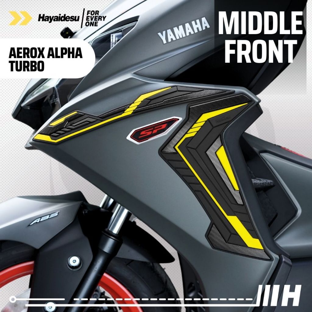 Hayaidesu Yamaha AEROX ALPHA (Standard/Cyber City/Turbo) Body Protector MIDDLE FRONT Cover