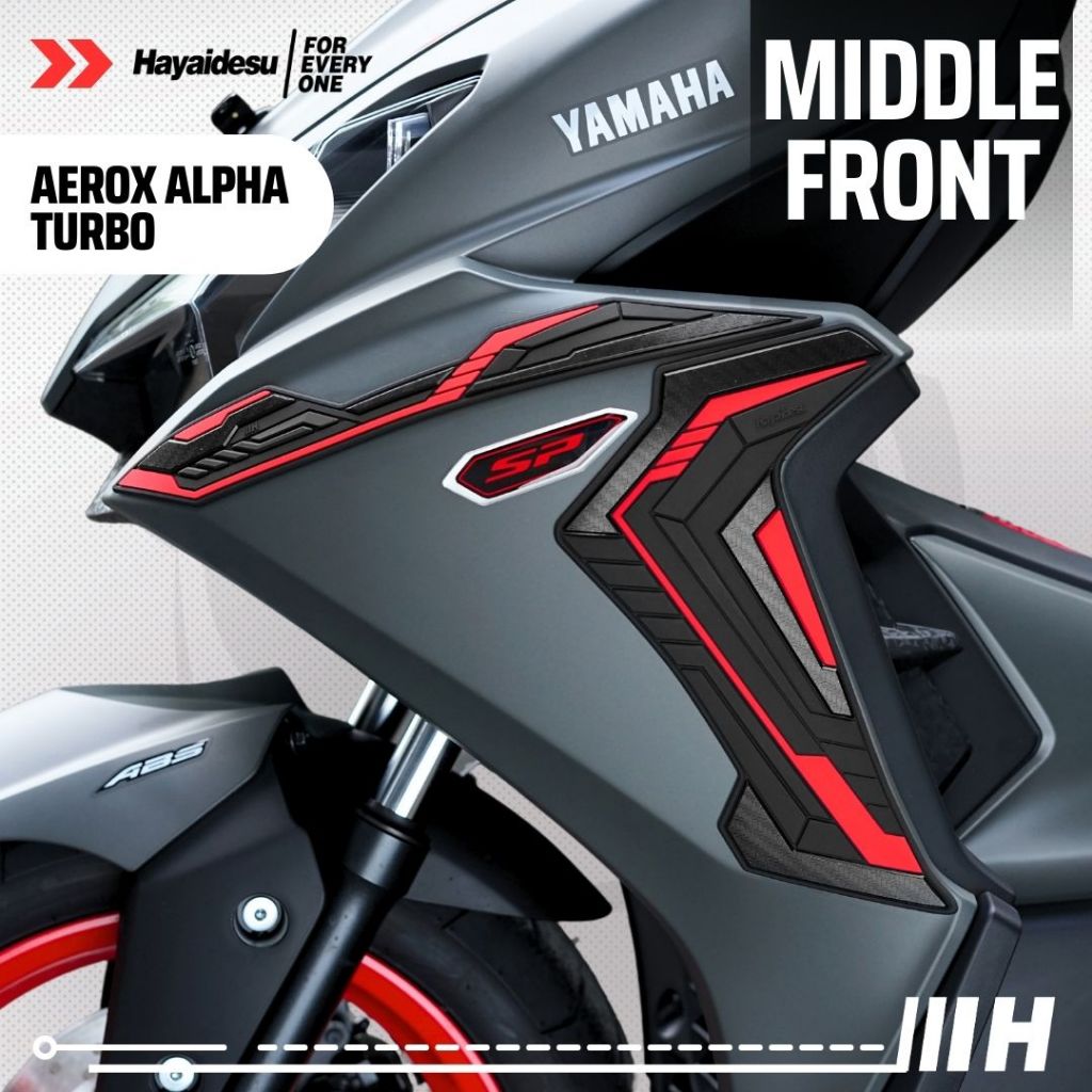 Hayaidesu Yamaha AEROX ALPHA (Standard/Cyber City/Turbo) Body Protector MIDDLE FRONT Cover