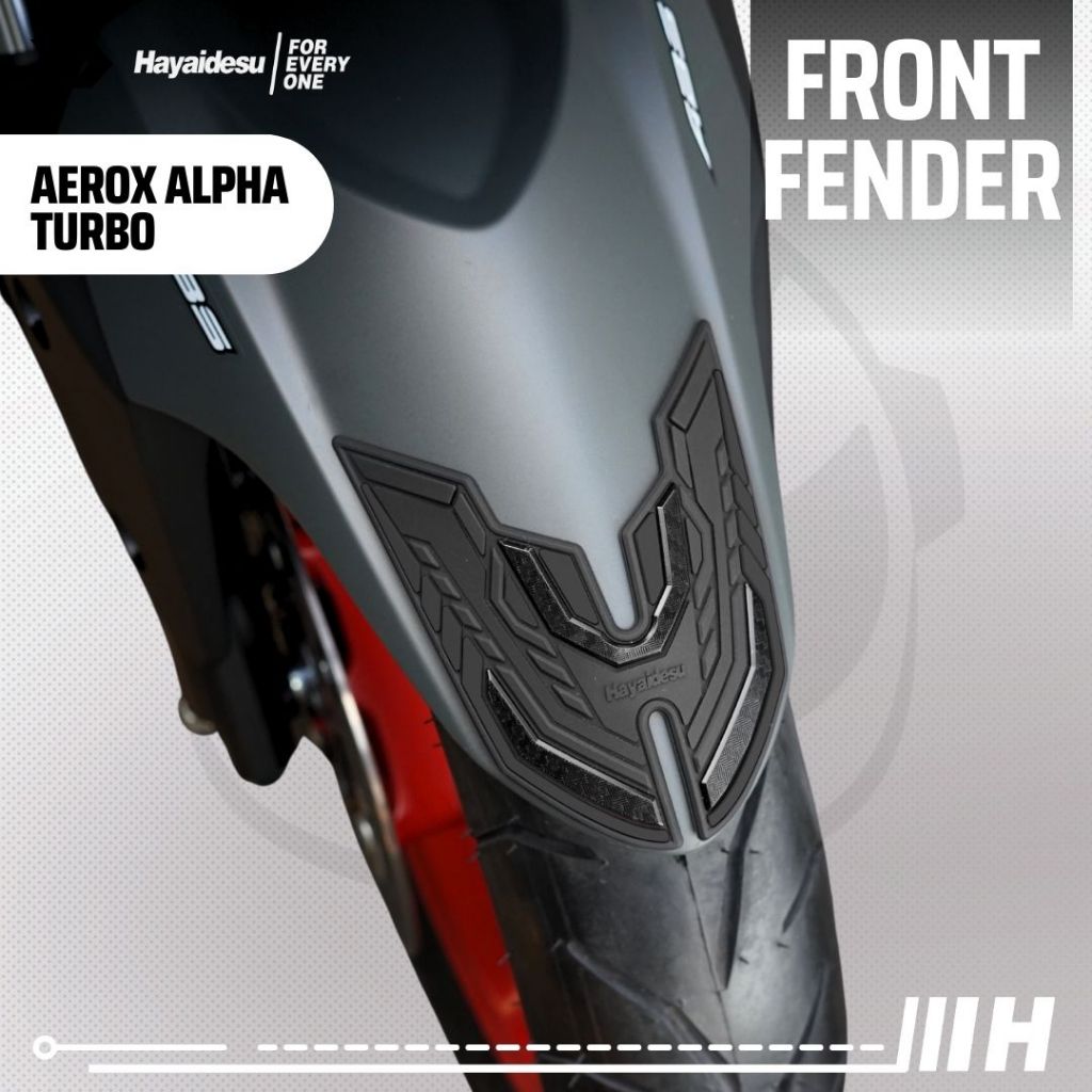 Hayaidesu Yamaha AEROX ALPHA (Standard/Cyber City/Turbo) Body Protector FRONT FENDER Cover
