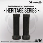 Hayaidesu x Smoked Garage Hand Grip HERITAGE Series (Ujung Tertutup) Vespa Classic/Manual Handgrip