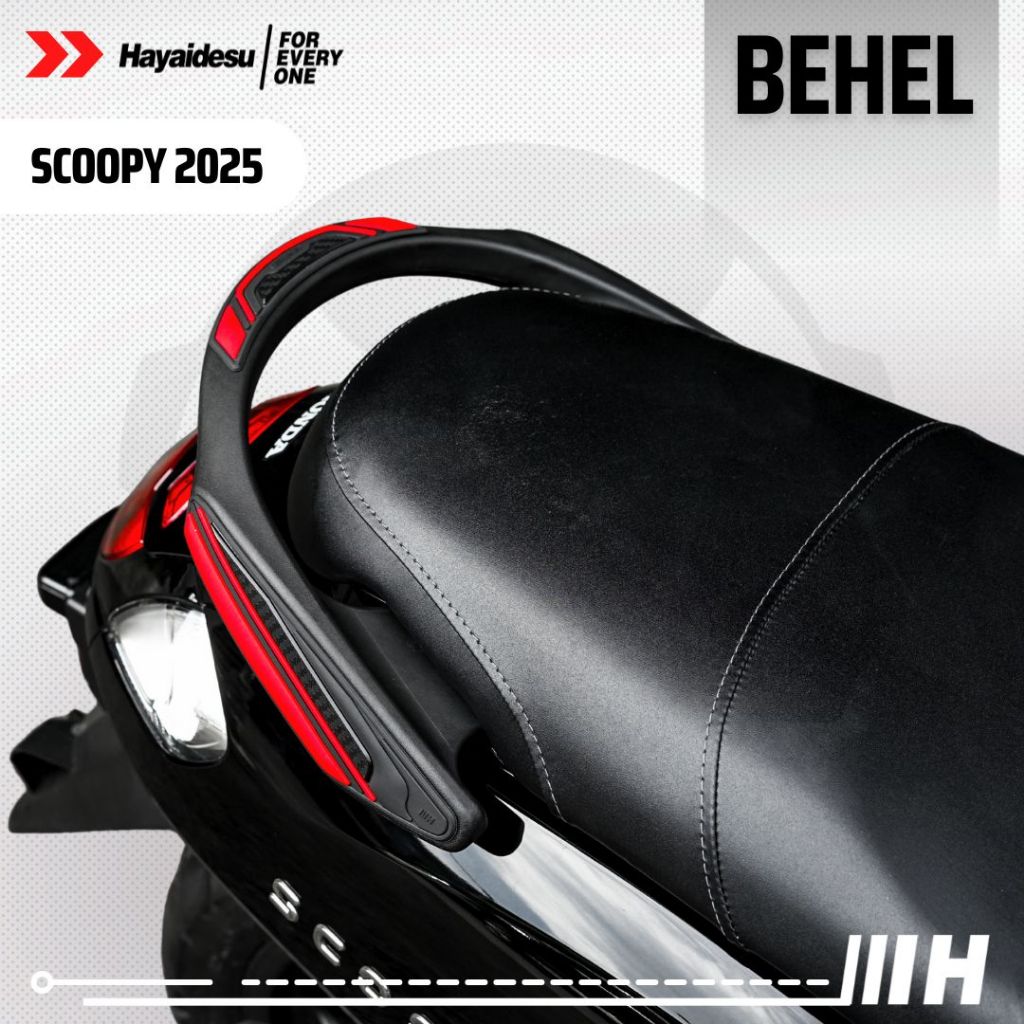 Hayaidesu Scoopy 2025 Body Protector BEHEL Pillion Grip Cover