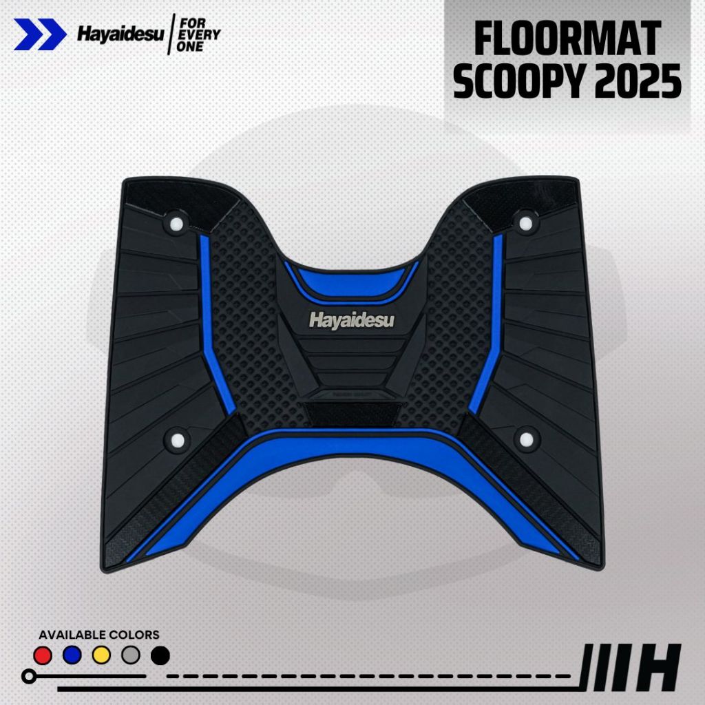 Hayaidesu Floor Mat Honda Scoopy 2025 New Karpet Motor Floormat- Premium Quality