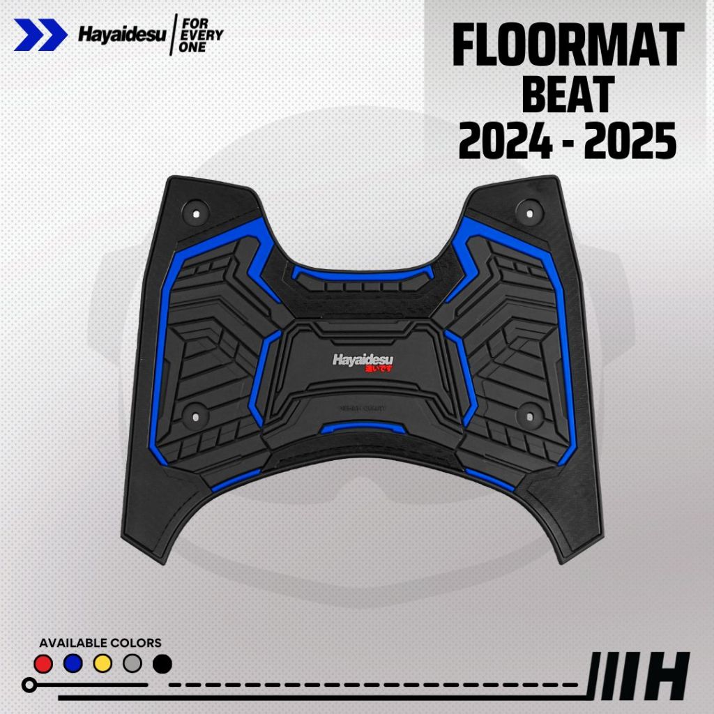 Hayaidesu Honda Beat (2024 - 2025) Street/Deluxe/CBS Karpet Motor Floor Mat - Premium Quality