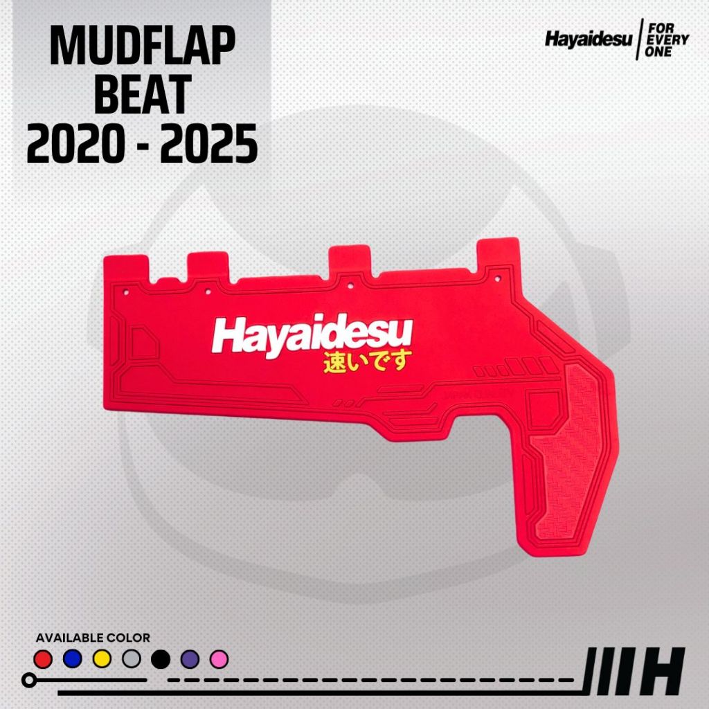 Hayaidesu Honda New BEAT (2020-2025) Mud Flap Penahan Lumpur - Premium